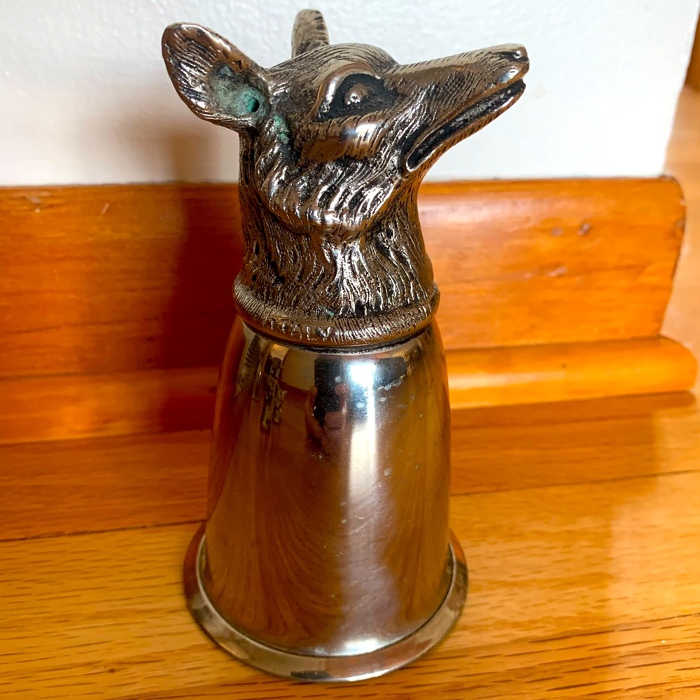 GUCCI Stamped Silver-plate Stirrup Cup/ Barware